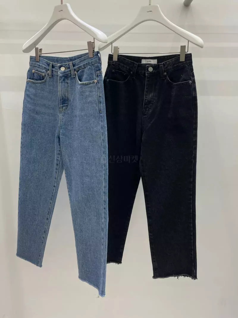 Le-Ppl - Korean Women Fashion - #momslook - Stand Jeans - 4