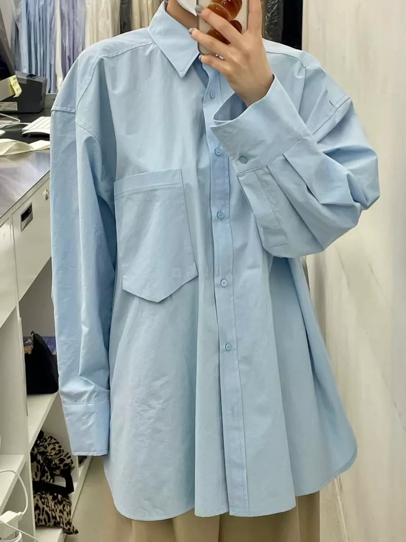 Le-Ppl - Korean Women Fashion - #vintageinspired - Saint Shirt - 3