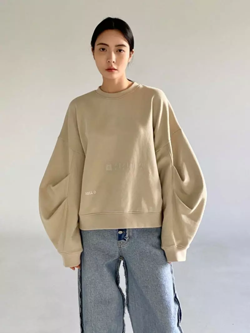Le-Ppl - Korean Women Fashion - #vintagekidsstyle - Signal Sweatshirt