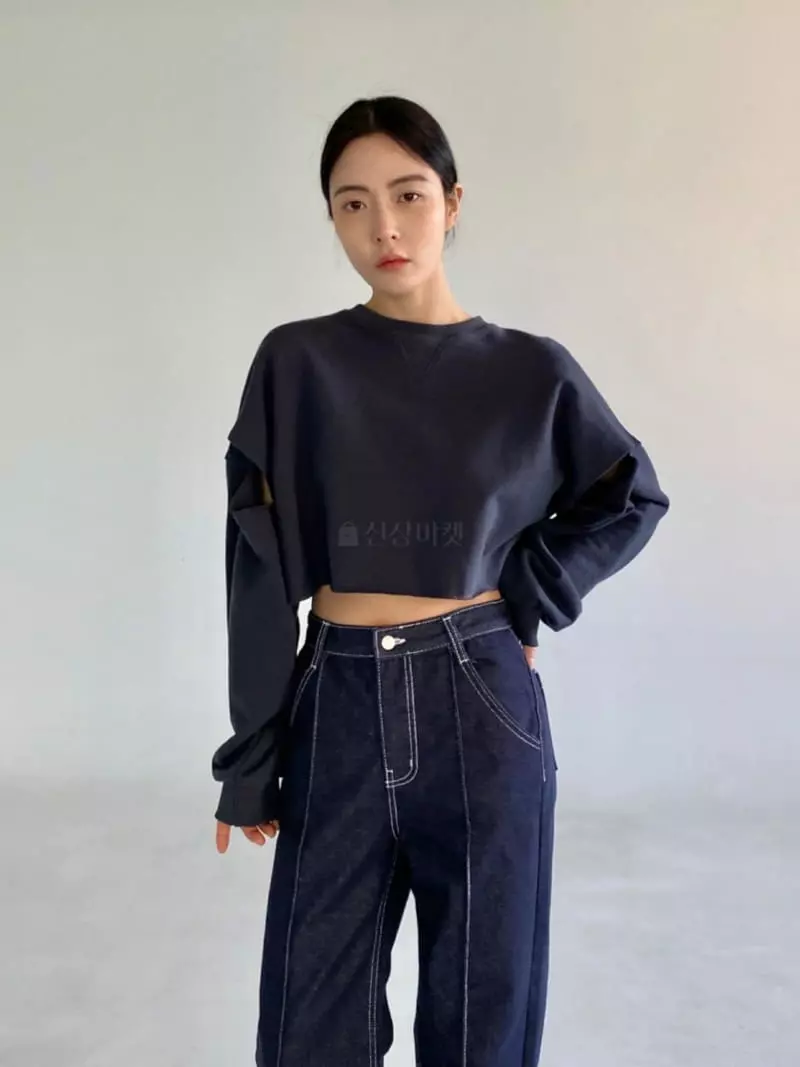 Le-Ppl - Korean Women Fashion - #womensfashion - Open Mini Tee