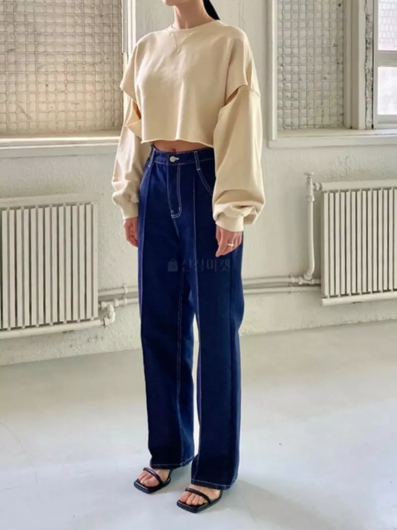 Le-Ppl - Korean Women Fashion - #womensfashion - Open Mini Tee - 3