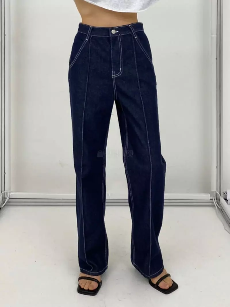 Le-Ppl - Korean Women Fashion - #womensfashion - Nine Jeans - 3