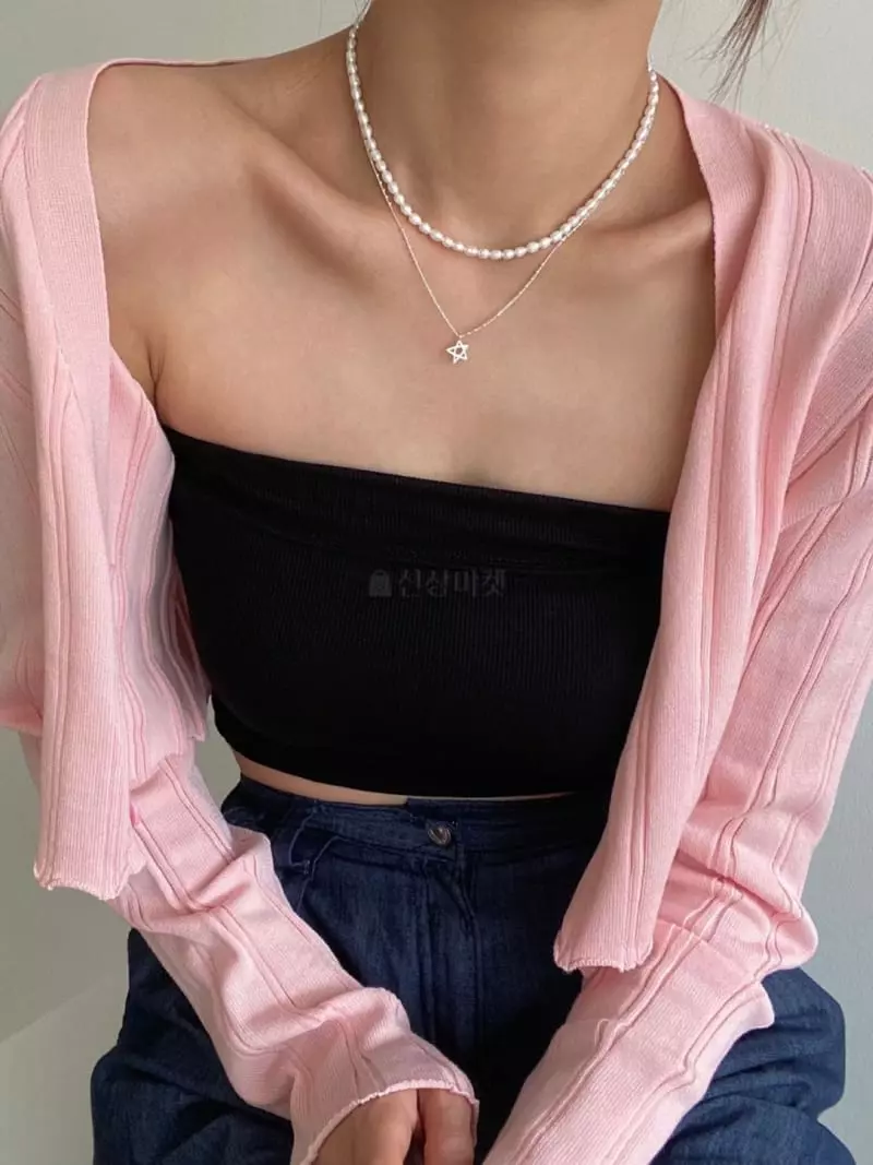 Lemei - Korean Women Fashion - #momslook - Silver 925 Fresh Pearl Necklace - 3