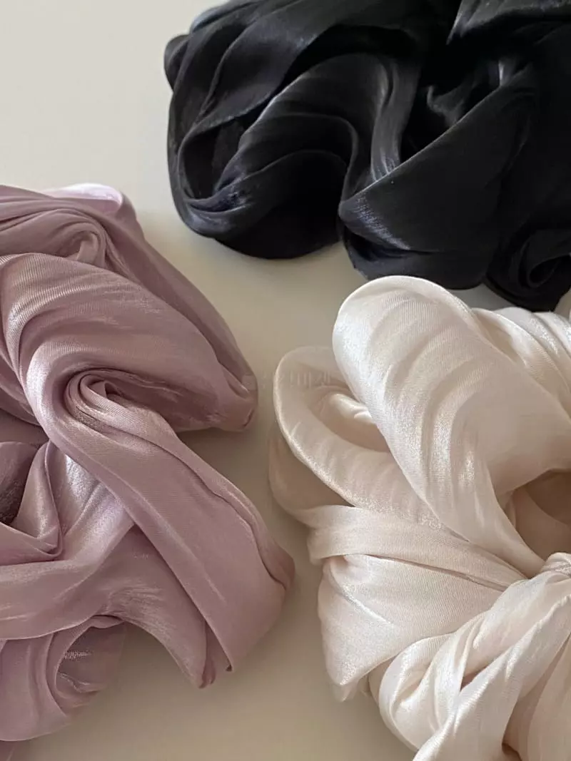 Lemei - Korean Women Fashion - #shopsmall - Silk Big Hair Tie