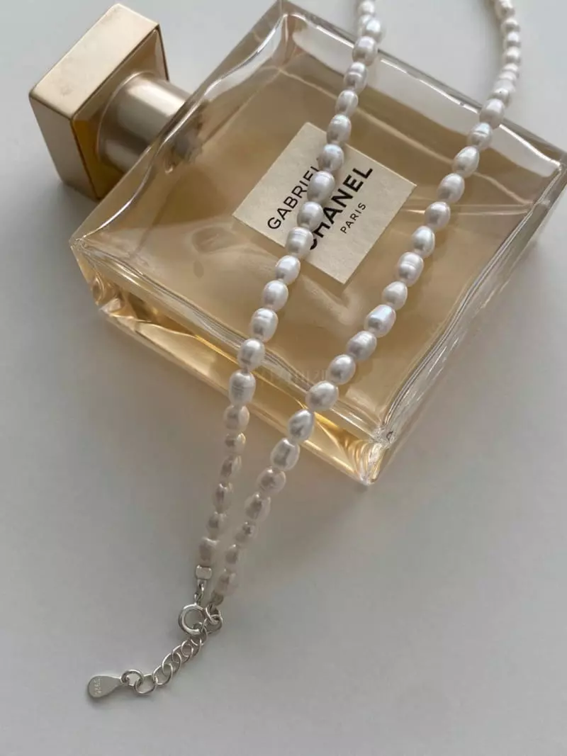 Lemei - Korean Women Fashion - #womensfashion - Silver 925 Fresh Pearl Necklace - 2
