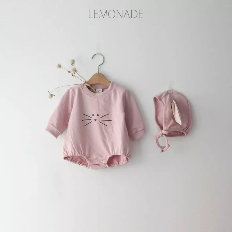 Lemonade - Korean Baby Fashion - #babyboutiqueclothing - Barnie Barnie Bodysuit with Bonnet - 10
