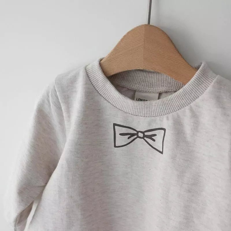 Lemonade - Korean Baby Fashion - #babyoninstagram - Tie Bodysuit with Bonnet - 2