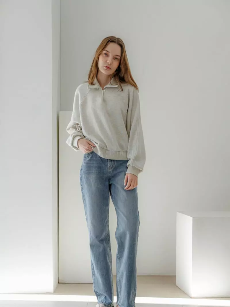 Leneuf - Korean Women Fashion - #momslook - Straight Jeans - 2