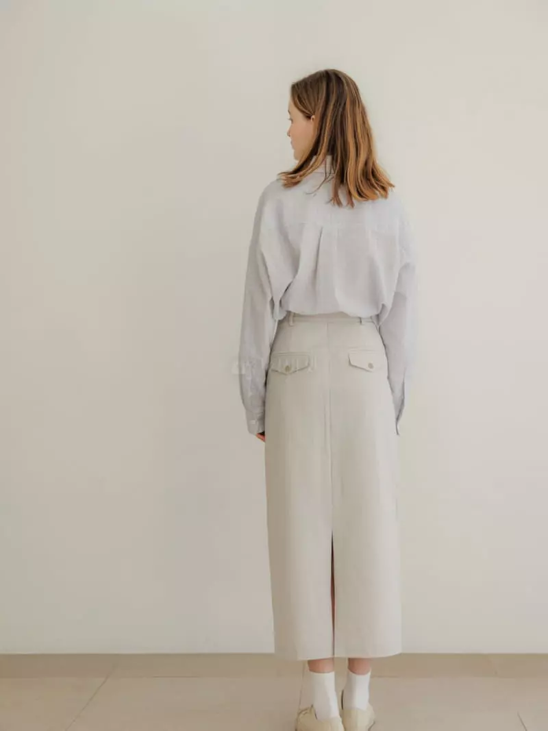 Leneuf - Korean Women Fashion - #momslook - Bio Pintuck Skirt
