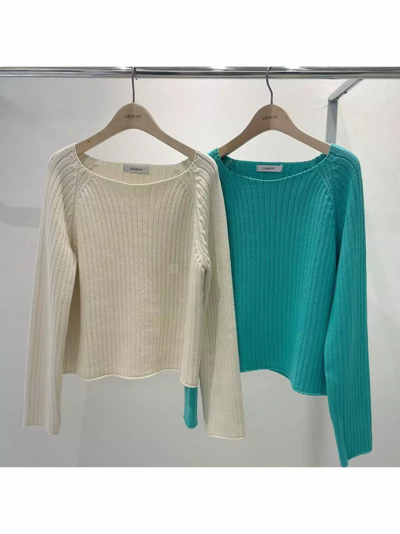 Leneuf - Korean Women Fashion - #womensfashion - Birdle Raglan Knit Tee - 4