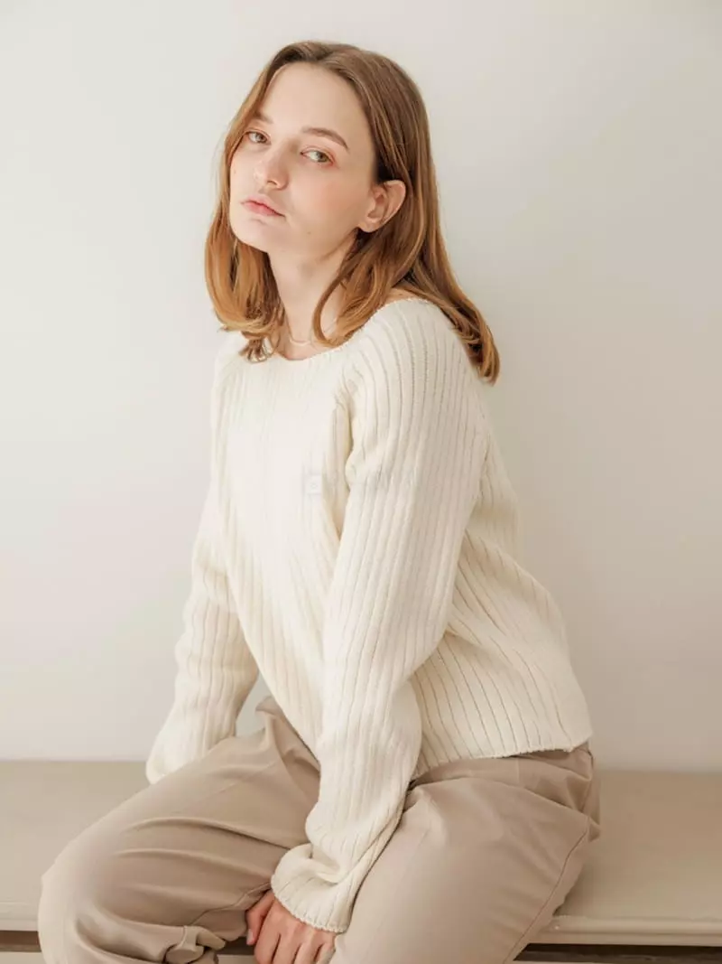 Leneuf - Korean Women Fashion - #womensfashion - Birdle Raglan Knit Tee