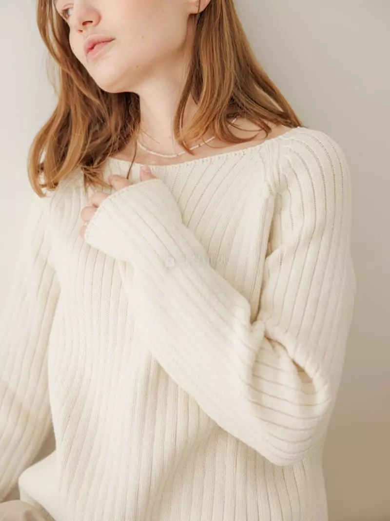 Leneuf - Korean Women Fashion - #womensfashion - Birdle Raglan Knit Tee - 3