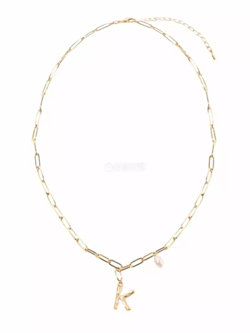 Letoile - Korean Women Fashion - #momslook - Initial Necklace - 2