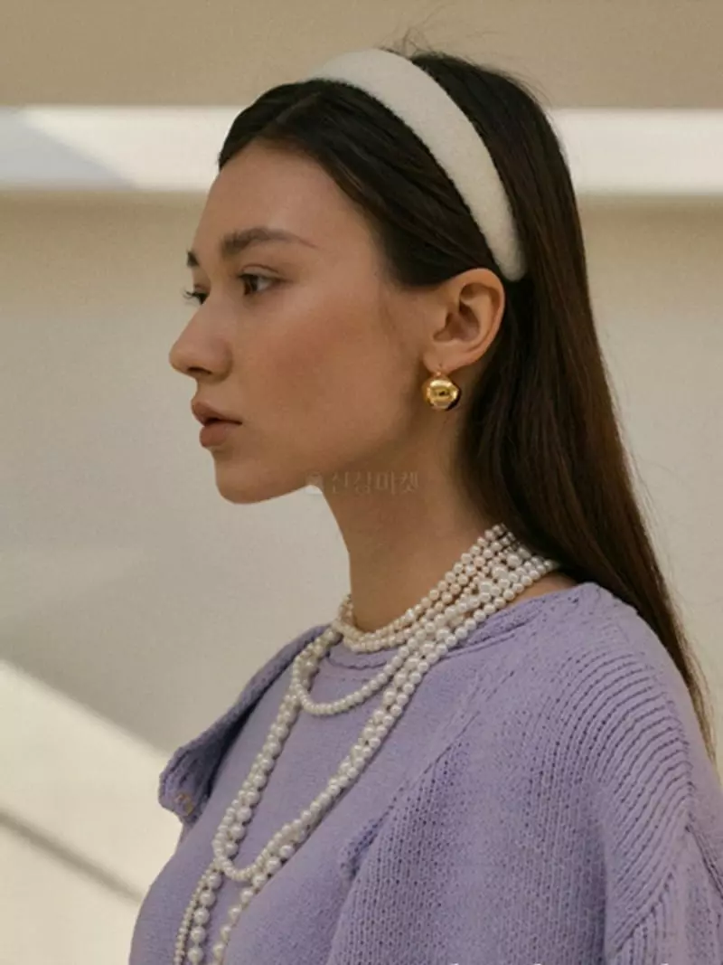 Letoile - Korean Women Fashion - #womensfashion - Lest Tweed Hairband - 4