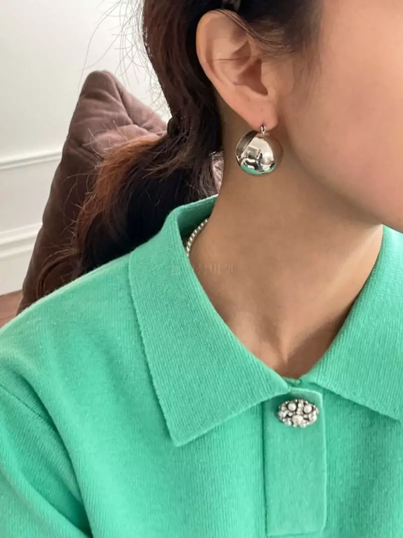 Letoile - Korean Women Fashion - #shopsmall - Big Ball Earrings - 3