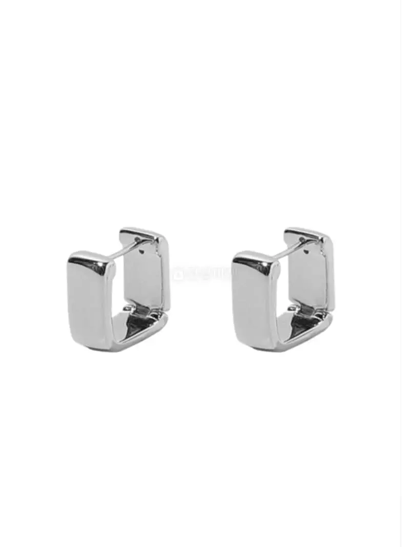 Letoile - Korean Women Fashion - #womensfashion - Bold Square Earrings