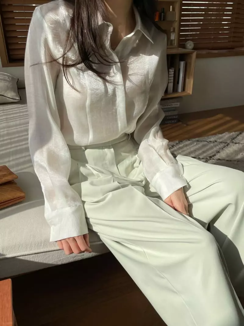 Levase - Korean Women Fashion - #momslook - Glam Blouse - 3