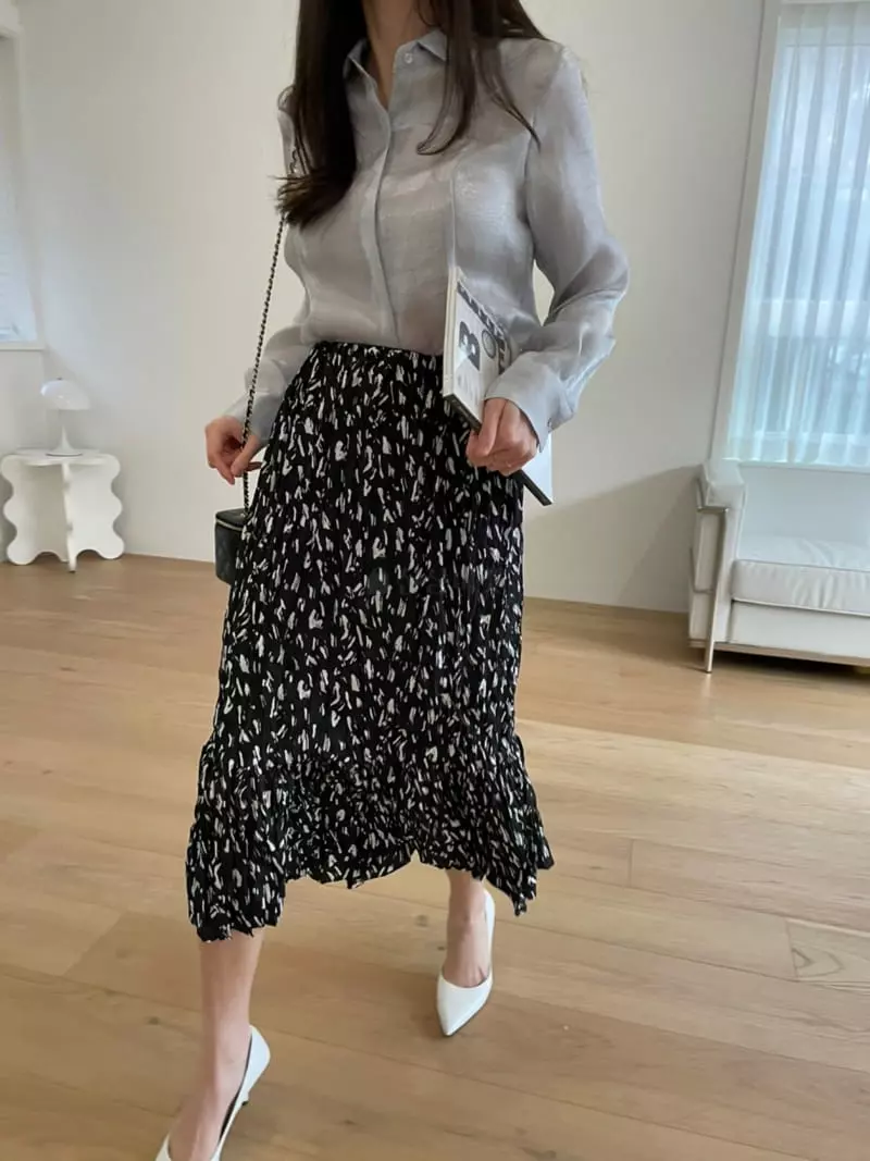 Levase - Korean Women Fashion - #momslook - Art Skirt - 2