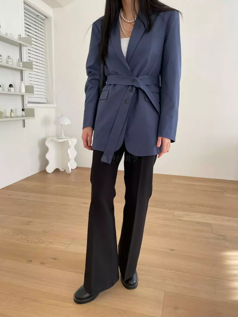 Levase - Korean Women Fashion - #womensfashion - Button Jacket - 4