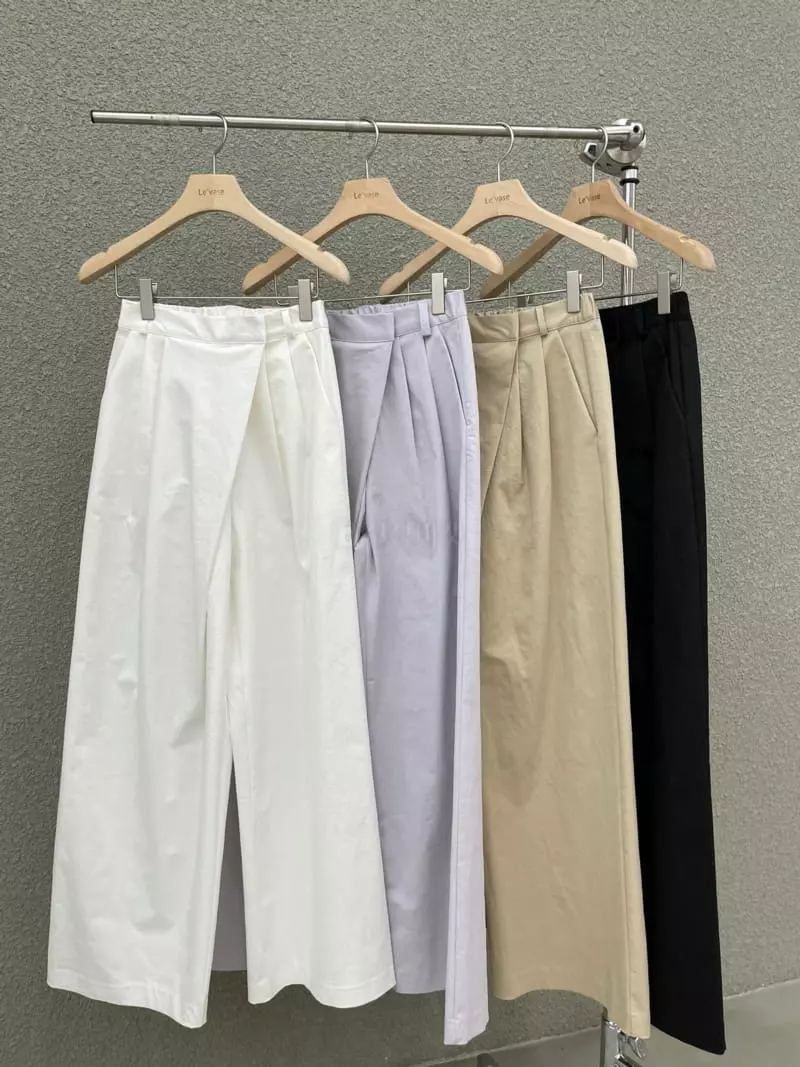 Levase - Korean Women Fashion - #momslook - Unbalance Pants