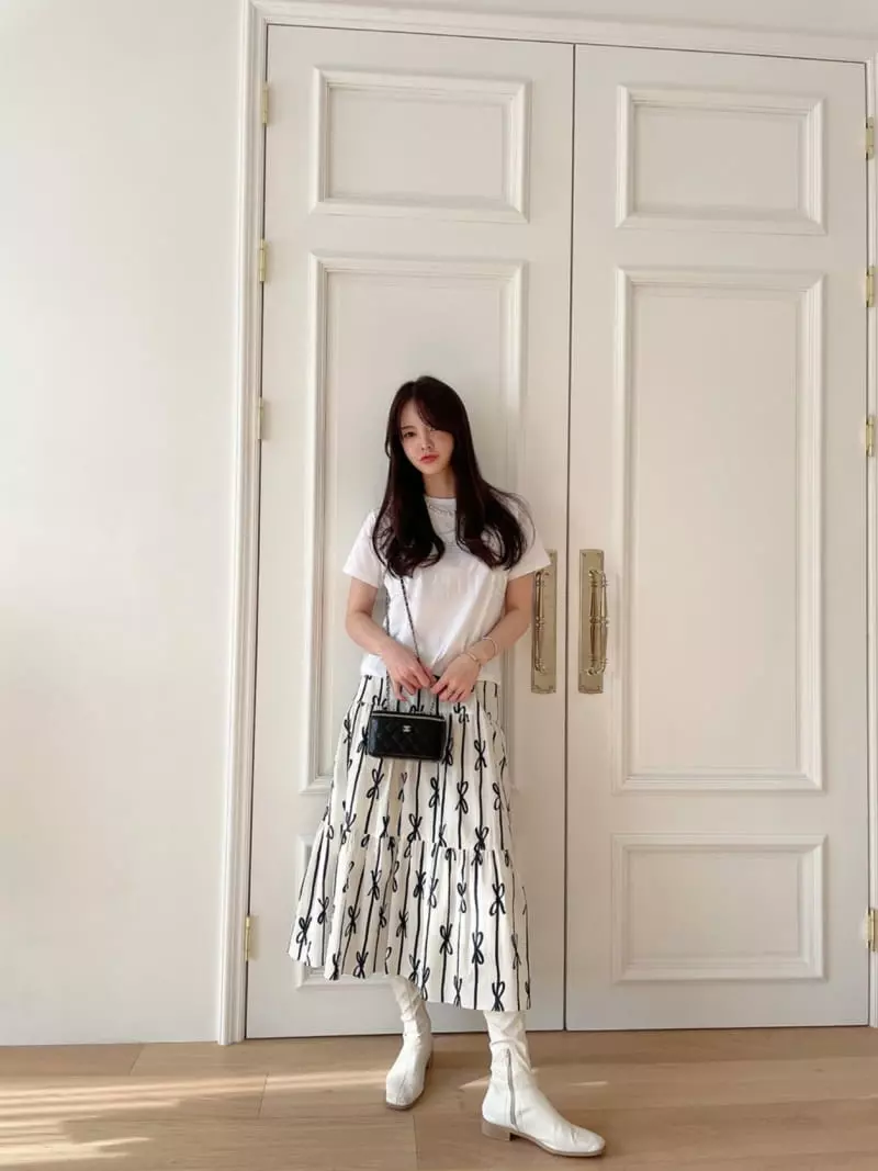 Levase - Korean Women Fashion - #pursuepretty - Ribbon Skirt - 3