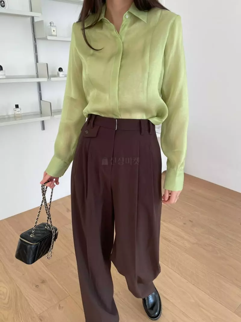Levase - Korean Women Fashion - #romanticstyle - Pocket Pants - 2