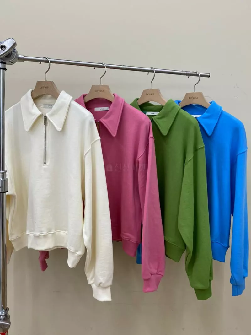 Levase - Korean Women Fashion - #womensfashion - Anorak Sweatshirt