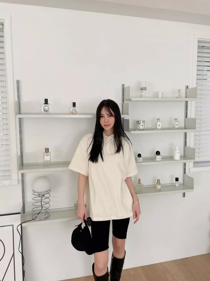 Levase - Korean Women Fashion - #womensfashion - Terry Tee