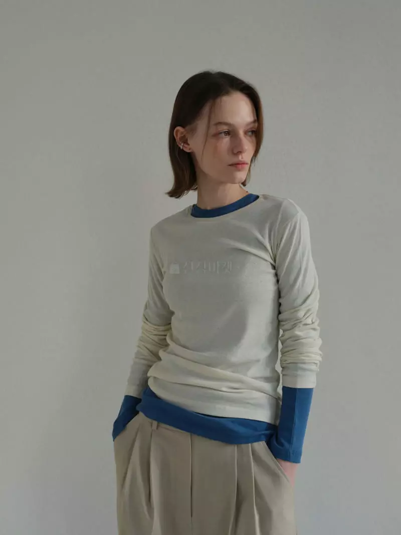 Libre-Cestlavie - Korean Women Fashion - #momslook - Egg Tee - 2