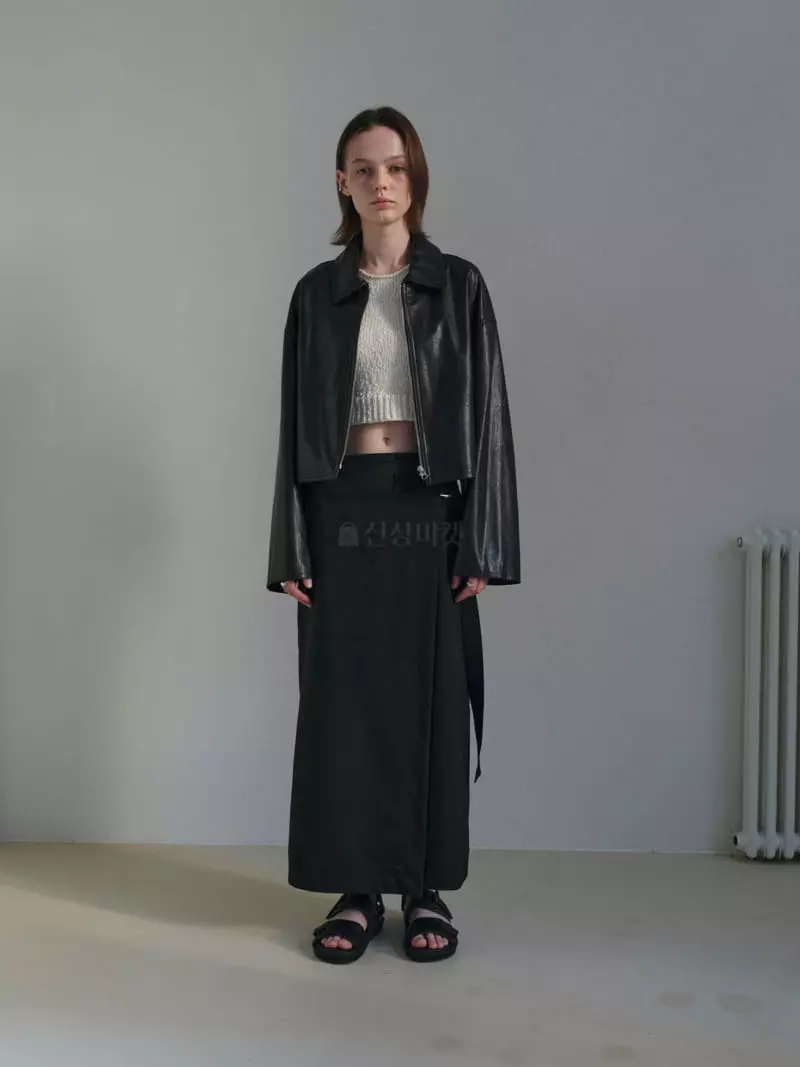 Libre-Cestlavie - Korean Women Fashion - #momslook - Ellie Leather Jacket - 2