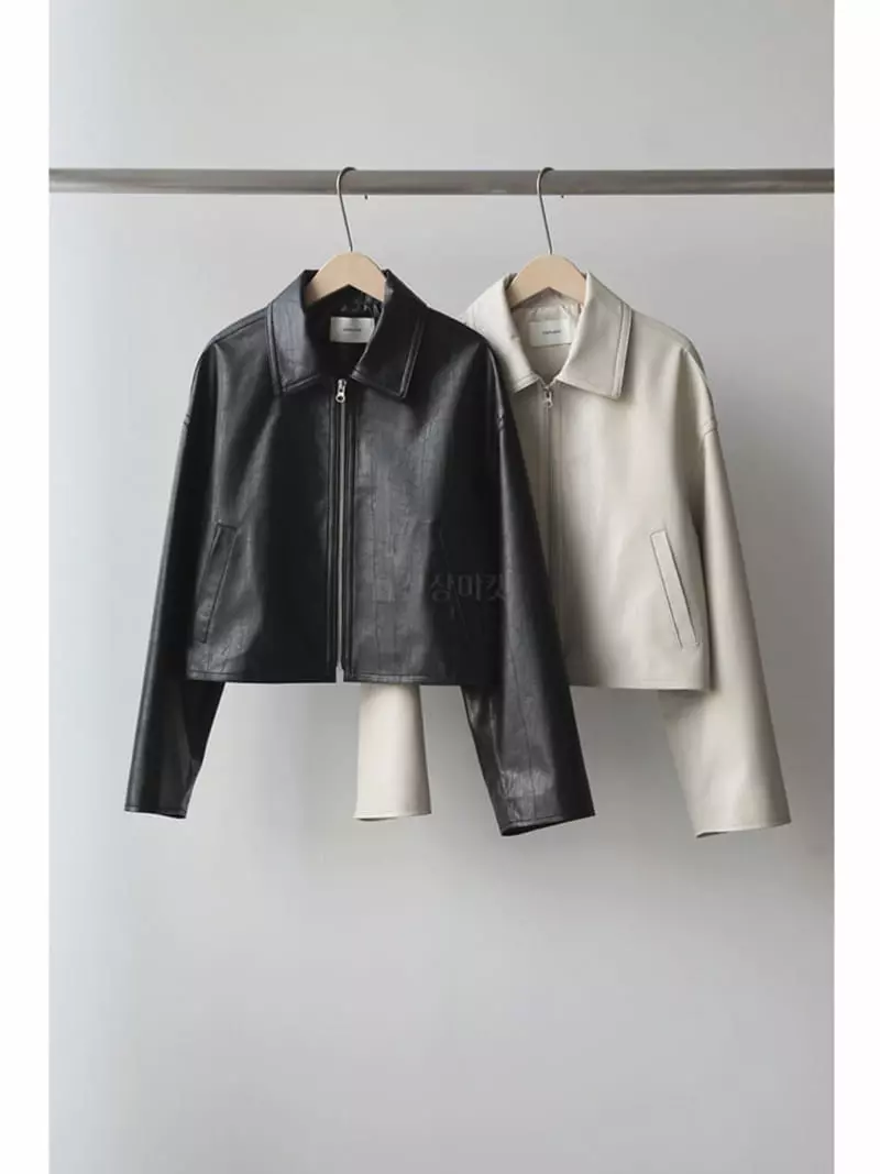 Libre-Cestlavie - Korean Women Fashion - #womensfashion - Ellie Leather Jacket - 4