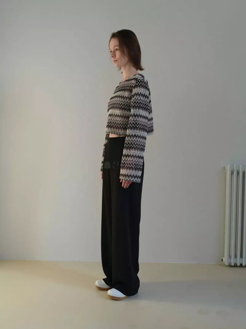 Libre-Cestlavie - Korean Women Fashion - #momslook - Ret Crop Tee - 3