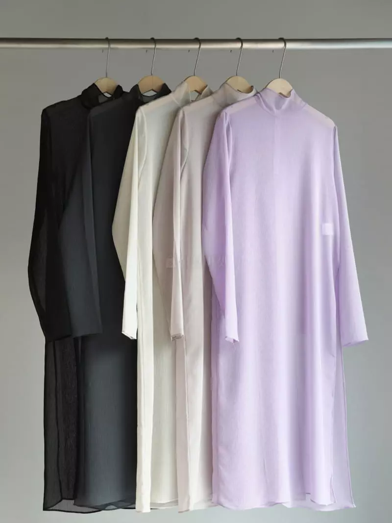 Libre-Cestlavie - Korean Women Fashion - #vintagekidsstyle - Bell See-through One-piece - 4