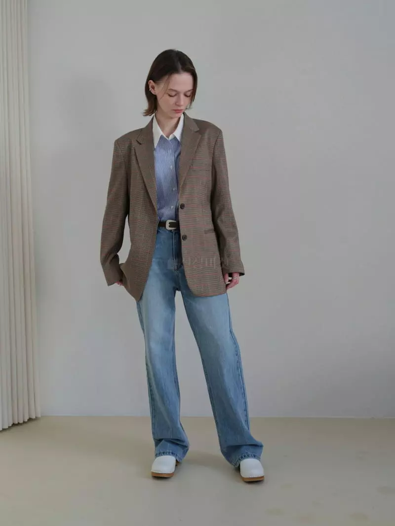Libre-Cestlavie - Korean Women Fashion - #thatsdarling - 713 Roren Straight Jeans - 3