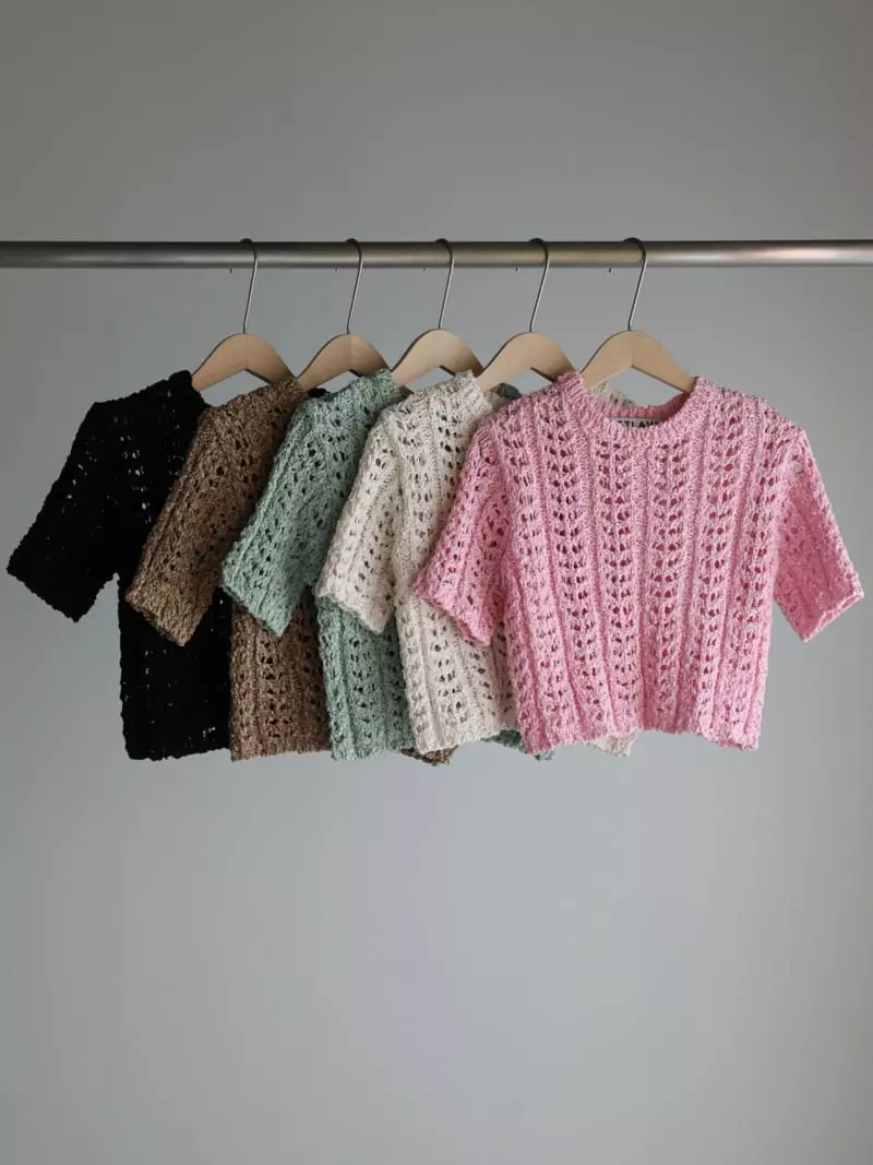 Libre-Cestlavie - Korean Women Fashion - #momslook - May Scotch Knit Tee - 4