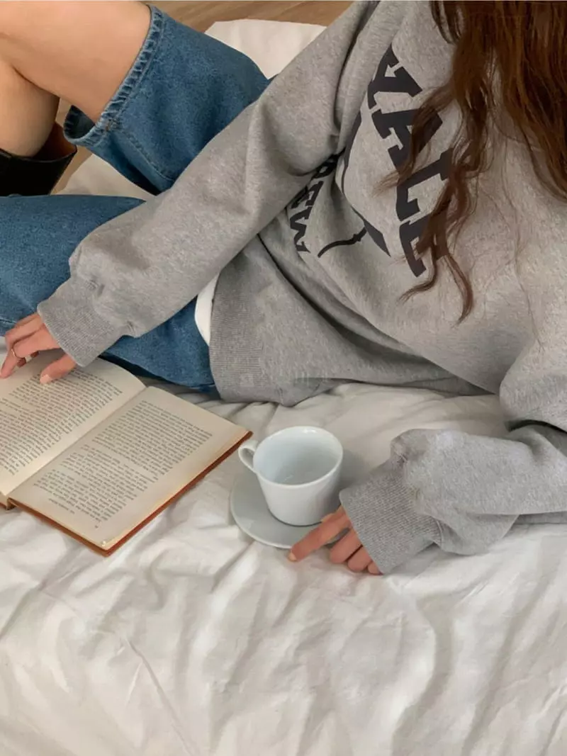 Libre - Korean Women Fashion - #pursuepretty - Crew Sweatshirt