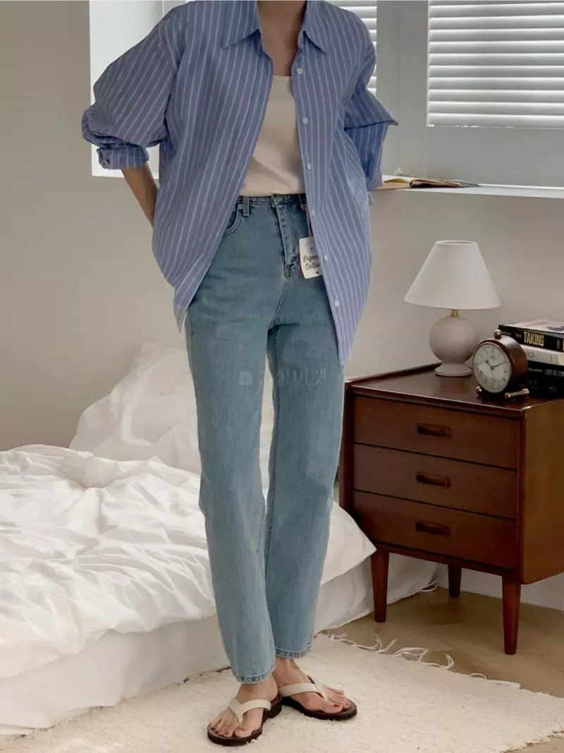 Libre - Korean Women Fashion - #shopsmall - Organic Con Jeans - 2