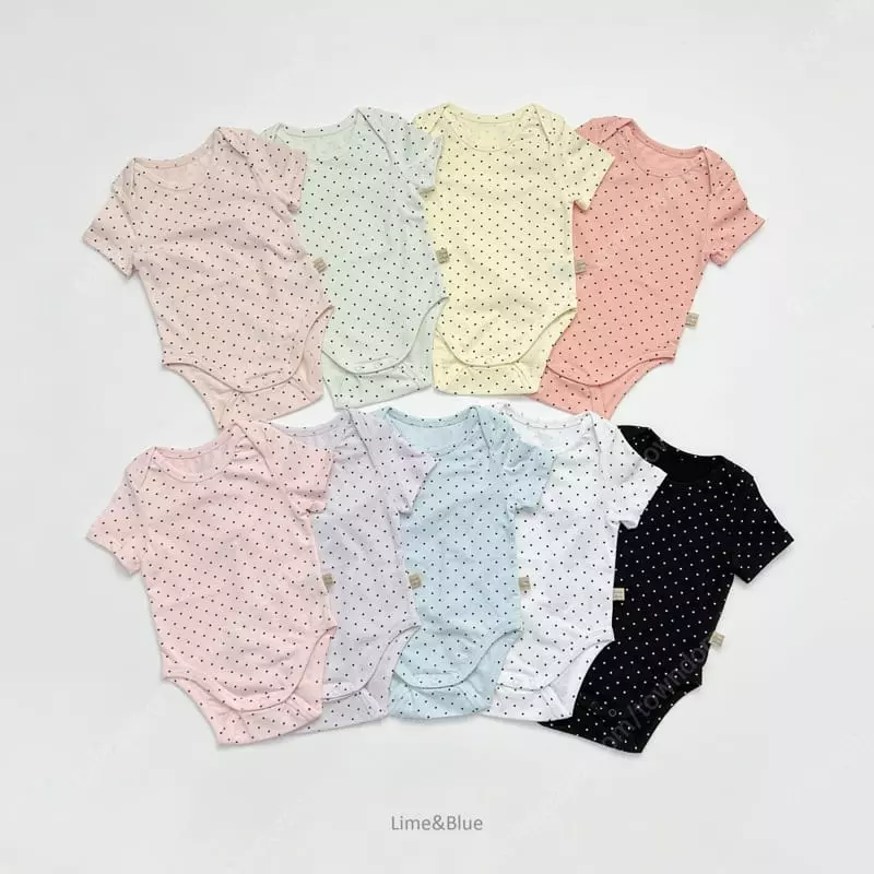 Lime & Blue - Korean Baby Fashion - #babygirlfashion - Celeb Bodysuit - 2