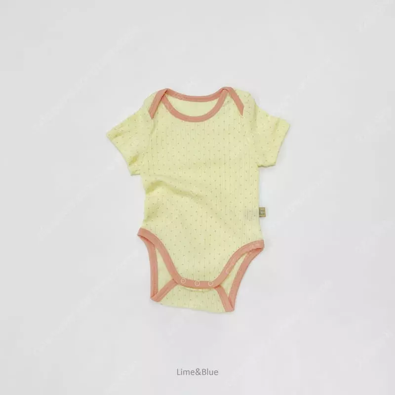 Lime & Blue - Korean Baby Fashion - #babygirlfashion - Apple Mint Bodysuit - 4