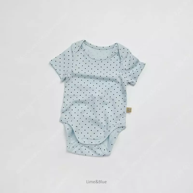 Lime & Blue - Korean Baby Fashion - #babyootd - Celeb Bodysuit - 5