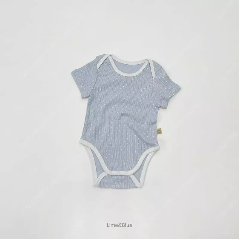Lime & Blue - Korean Baby Fashion - #onlinebabyboutique - Apple Mint Bodysuit - 10