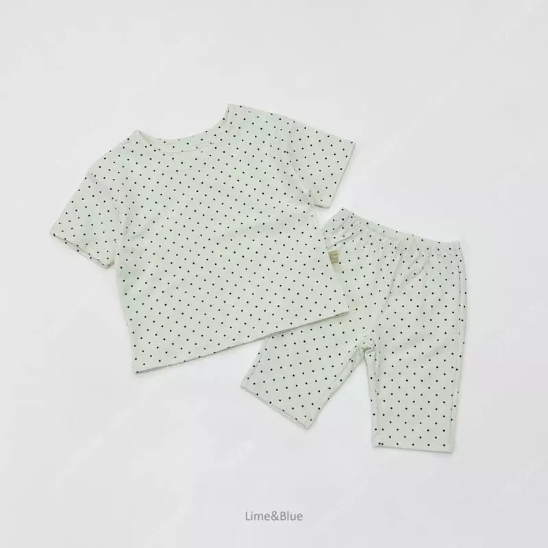 Lime & Blue - Korean Children Fashion - #childofig - Cele Easywear - 9
