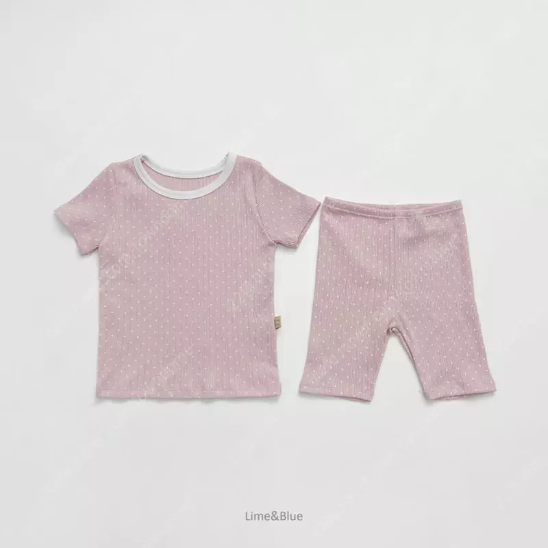 Lime & Blue - Korean Children Fashion - #childofig - Apple Mint Pajama - 8