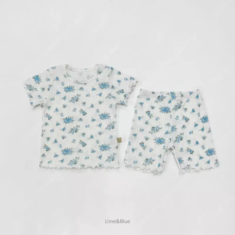 Lime & Blue - Korean Children Fashion - #prettylittlegirls - Beronica Easywear - 4