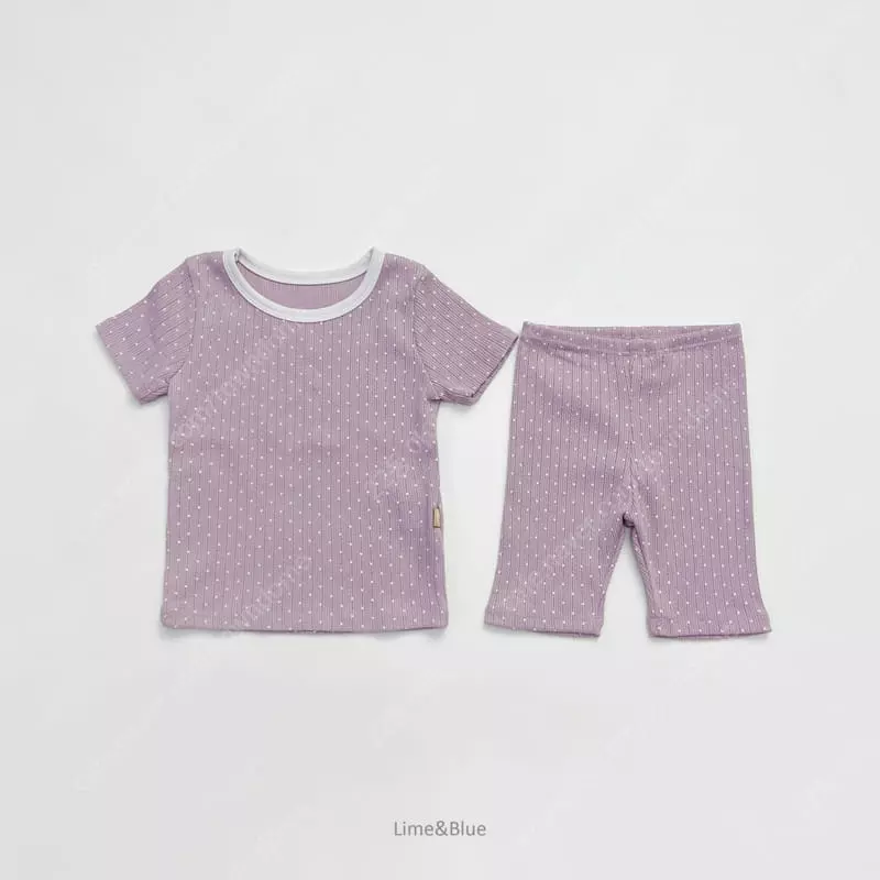 Lime & Blue - Korean Children Fashion - #childrensboutique - Apple Mint Pajama - 9