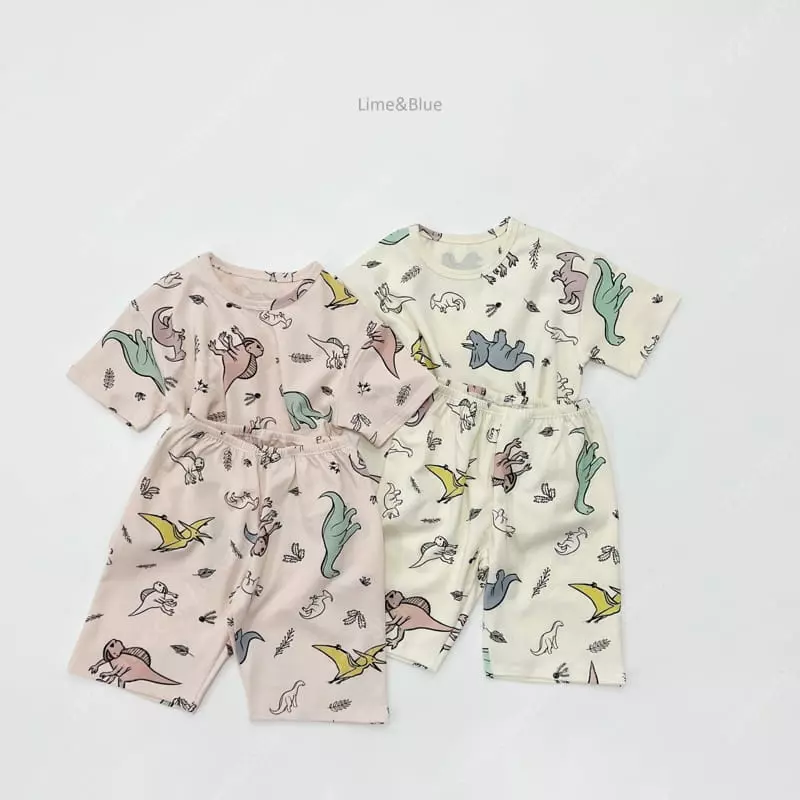 Lime & Blue - Korean Children Fashion - #discoveringself - Color Dingo Pajama - 10