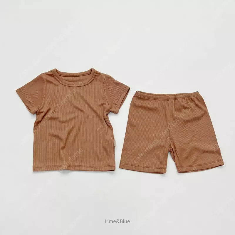Lime & Blue - Korean Children Fashion - #kidsshorts - Rib Cool Tech Easywear - 11