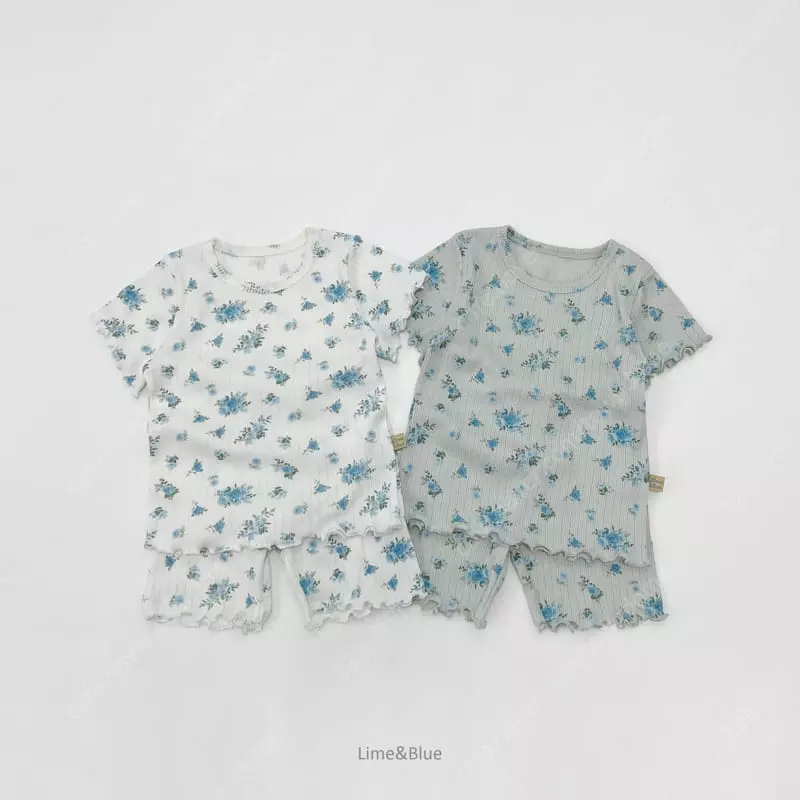 Lime & Blue - Korean Children Fashion - #kidsshorts - Beronica Easywear - 10