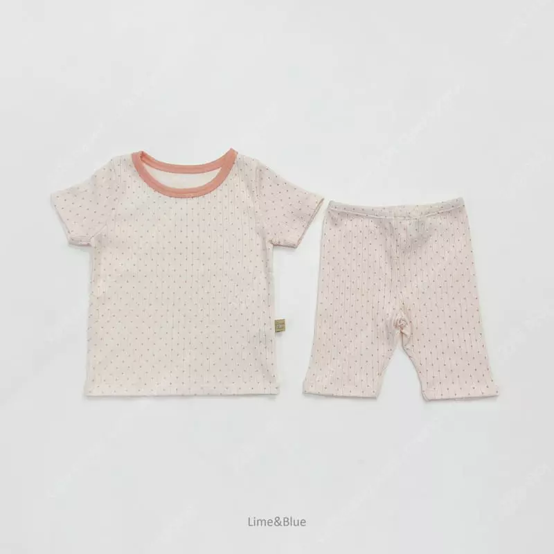 Lime & Blue - Korean Children Fashion - #minifashionista - Apple Mint Pajama - 5
