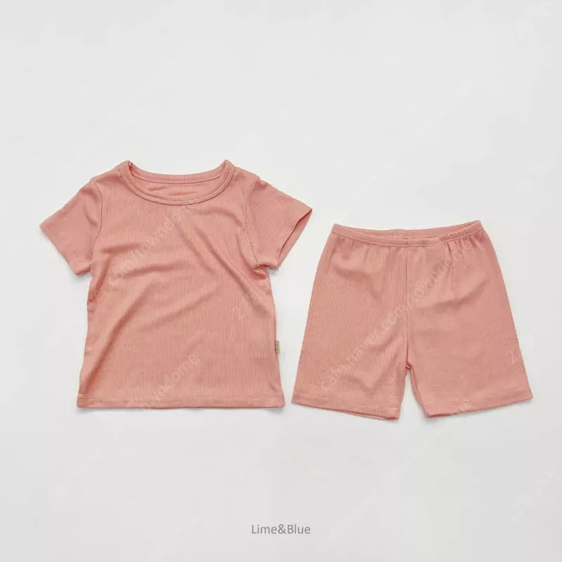 Lime & Blue - Korean Children Fashion - #minifashionista - Rib Cool Tech Easywear - 4